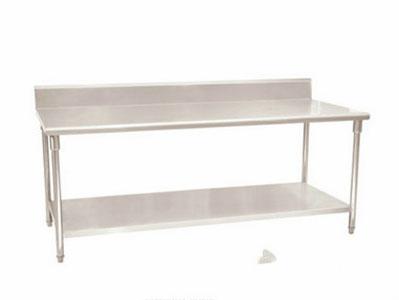 带靠背双层工作台